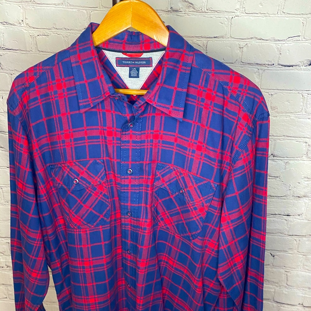 Tommy Hilfiger, Large, Red/Blue